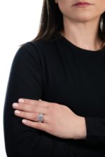 3 Carat Round Brilliant Statement | Brilliant White | VVS | 14K White Gold - Image 4