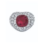 3 Carat Heart Shape Statement | Ruby Red | 14K White Gold | Modern Nobility | Signature - Image 2