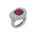 3 Carat Heart Shape Statement | Ruby Red | 14K White Gold | Modern Nobility | Signature - Image 3
