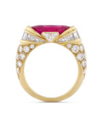 3 Carat Oval Statement | Ruby Red | 14K White Gold | Everyday Royalty | Heirloom - Image 4