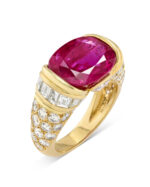 3 Carat Oval Statement | Ruby Red | 14K White Gold | Everyday Royalty | Heirloom - Image 5