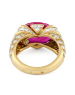 3 Carat Oval Statement | Ruby Red | 14K White Gold | Everyday Royalty | Heirloom - Image 6