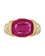 3 Carat Oval Statement | Ruby Red | 14K White Gold | Everyday Royalty | Heirloom