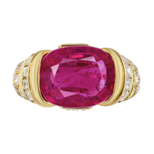 3 Carat Oval Statement | Ruby Red | 14K White Gold | Everyday Royalty | Heirloom