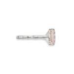 3 Carat Round Brilliant Statement | Fancy Pink | 14K White Gold - Image 2