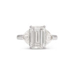 3 Carat Emerald-cut Statement | FL/IF | 14K White Gold | Crystal-Clear Grandeur - Image 5