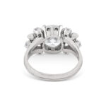 3 Carat Round Brilliant Statement | Brilliant White | 14K White Gold | Everyday Royalty - Image 5