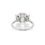 3 Carat Round Brilliant Statement | Royal Blue Sapphire | 14K White Gold | Everyday Royalty - Image 2