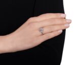 3 Carat Round Brilliant Statement | Fancy Yellow | 14K White Gold - Image 6