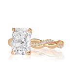 2.5 Carat Radiant Diamond Ring | Brilliant White | 14K White Gold | Effortless Elegance - Image 2