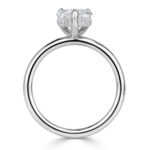 2.8 Carat Pear Diamond Ring | Brilliant White | 14K White Gold | Quiet Power | Signature - Image 3