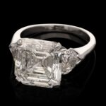7.98 Carat Asscher Statement | Brilliant White | 18K Gold | Heirloom-Worthy Glow - Image 2
