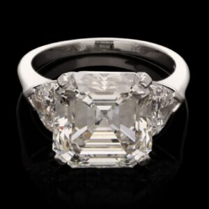 7.98 Carat Asscher Statement | Brilliant White | 18K Gold | Heirloom-Worthy Glow