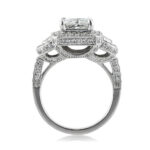 2.8 Carat Princess Diamond Ring | Brilliant White | 14K White Gold | Everyday Royalty - Image 4