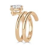 3.01 Carat Oval Statement | Brilliant White | 14K White Gold | A Classic Statement - Image 4