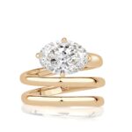 3.01 Carat Oval Statement | Brilliant White | 14K White Gold | A Classic Statement