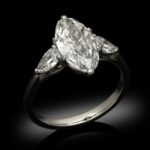 2.12 Carat Marquise Statement | Brilliant White / D color | FL/IF | 14K White Gold - Image 4
