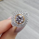 1 Carat Round Brilliant Statement | Fancy Yellow | 14K White Gold | Sunlit Royal Radiance