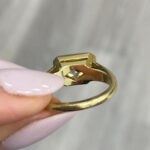 3 Carat Round Brilliant Statement | Fancy Yellow | 14K White Gold - Image 4