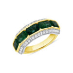 Emerald Statement | 14K Yellow Gold | Classic Charm | Heirloom - Image 2