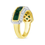 Emerald Statement | 14K Yellow Gold | Classic Charm | Heirloom - Image 3