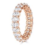 3 Carat Oval Band | Brilliant White | 18K Rose Gold | Everyday Royalty | High Jewellery - Image 2
