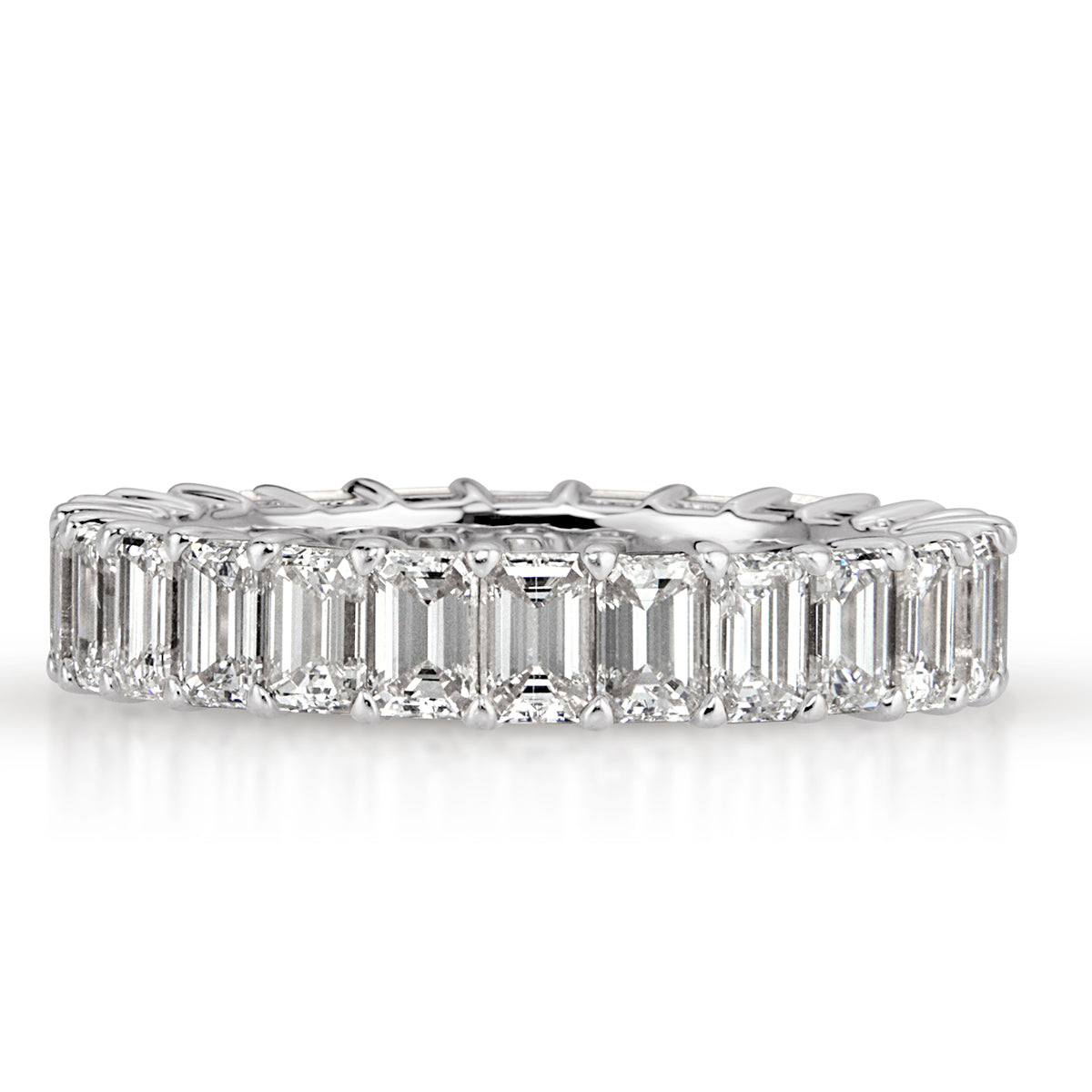 4-00ct-emerald-cut-diamond-eternity-band-in-18k-white-gold-5-995-00-front-view-primary.jpg 4 Carat Emerald Band | 18K White Gold | Effortless Elegance | Modern Classic - Image 1