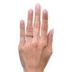 4 Carat Round Brilliant Band | Brilliant White | 14K Rose Gold | Modern Nobility