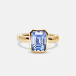 4.04 Carat Emerald-cut Statement | SI | 14K White Gold | Quiet Power - Image 3