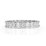4.14 Carat Radiant Band | Brilliant White | 18K Gold | Effortless Elegance | Modern Classic