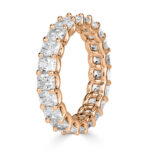 4.14 Carat Radiant Band | Brilliant White | 18K Rose Gold | A Classic Statement | Heirloom - Image 2