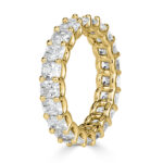 4.14 Carat Radiant Band | Brilliant White | 18K Yellow Gold | Quiet Power | Collector-Grade - Image 2