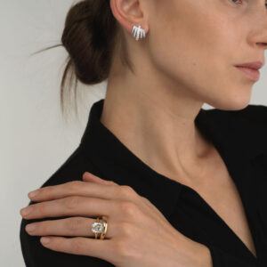 4.35 Carat Round Brilliant Statement | Brilliant White | 14K White Gold