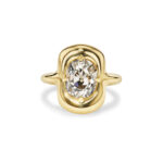 Round Brilliant Statement | Brilliant White | 14K White Gold | Elegant Sparkle | Signature - Image 3