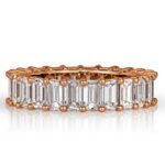 4.5 Carat Emerald Band | 18K Rose Gold | Quiet Power | Collector-Grade