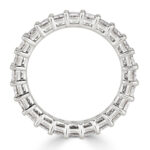 4.5 Carat Emerald Band | 18K White Gold | A Classic Statement - Image 3