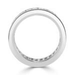 4.97 Carat Round Brilliant Band | Brilliant White | 18K Gold | Effortless Elegance - Image 3