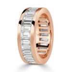 4.97 Carat Round Brilliant Band | Brilliant White | 18K Rose Gold | Everyday Royalty - Image 2
