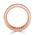 4.97 Carat Round Brilliant Band | Brilliant White | 18K Rose Gold | Everyday Royalty - Image 3