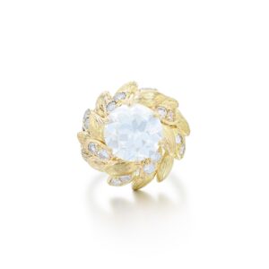 4 Carat Round Brilliant Statement | Brilliant White | 14K White Gold | Everyday Royalty