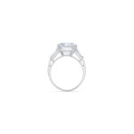 4 Carat Cushion Statement | Brilliant White / D color | VVS | 14K White Gold - Image 4