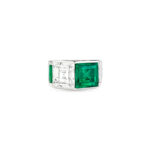 4 Carat Emerald-cut Statement | 14K White Gold | Everyday Royalty - Image 3