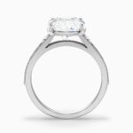 4 Carat Cushion Statement | Type IIa | Brilliant White / D color | FL/IF | 14K White Gold - Image 2