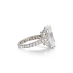 4 Carat Emerald-cut Statement | Type IIa | FL/IF | 14K White Gold - Image 2