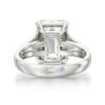 4 Carat Emerald-cut Statement | SI | 14K White Gold | Everyday Royalty - Image 3