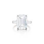 4 Carat Emerald-cut Statement | VVS | 14K White Gold | Crystal-Clear Grandeur