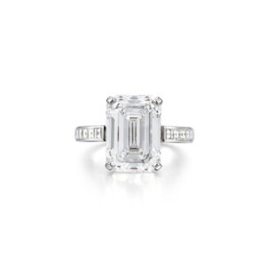 4 Carat Emerald-cut Statement / J color | VS | 14K White Gold
