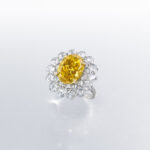 4 Carat Oval Statement | Fancy Yellow | 14K White Gold | Colour-Collector’s Treasure