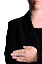 4 Carat Marquise Statement | Brilliant White | SI | 14K White Gold | Everyday Royalty - Image 4