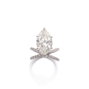 4 Carat Marquise Statement | Brilliant White | SI | 14K White Gold | Everyday Royalty